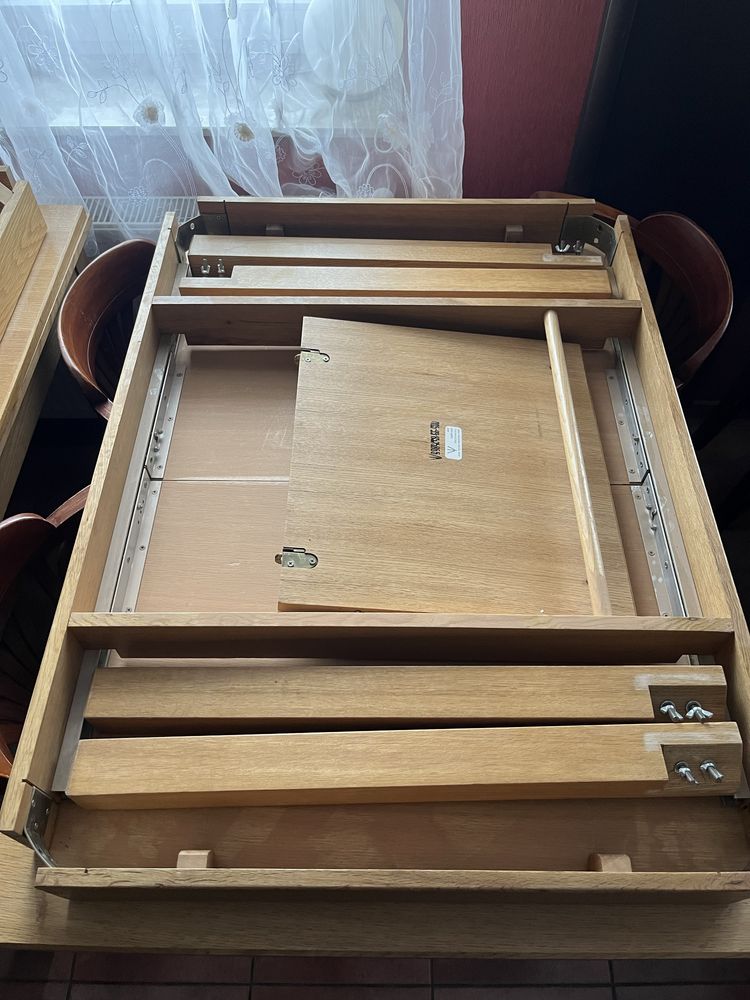 10x Drewniany stół do restauracji 120x90 rozkladany / Wyprzedaż lokalu