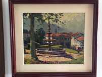 Pintura a óleo assínada Luis Alberto 1983