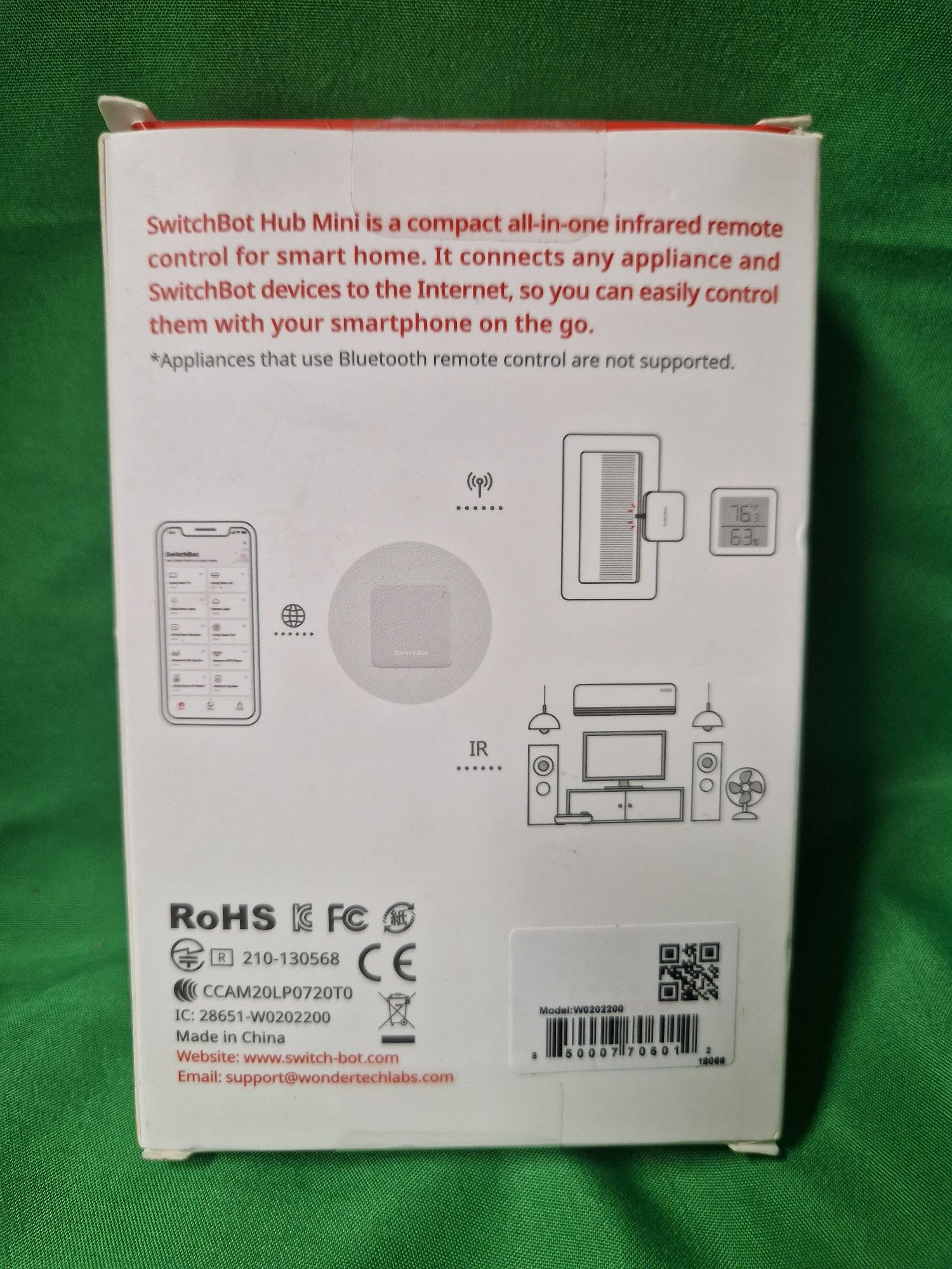 Czujnik SwitchBot Hub Mini inteligentny dom