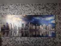 Obraz gold city 60x150