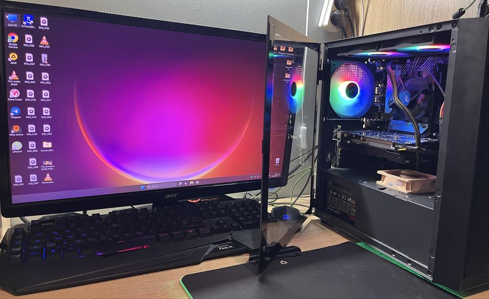 Настільний ПК + Монітор ACER 24ʼ  I3 1050ti