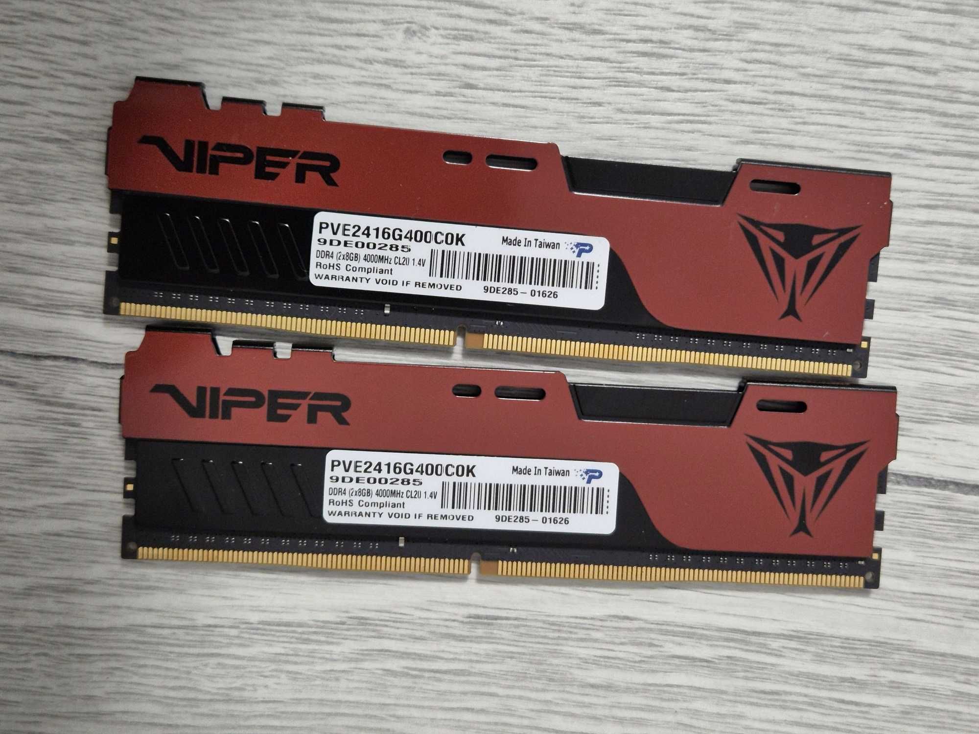 пам'ять DDR4 16GB Kit (2x8) 4000MHz Patriot VIPER. Trade-IN