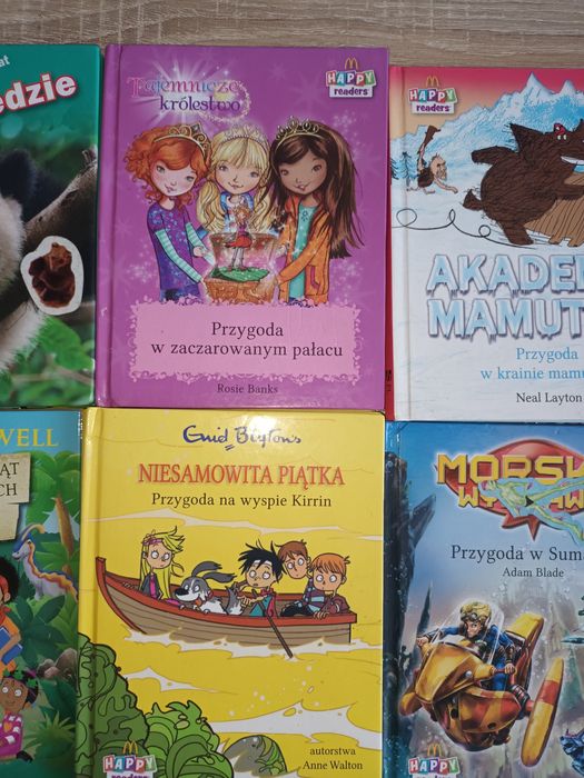 Zestaw książeczek dla dzieci.