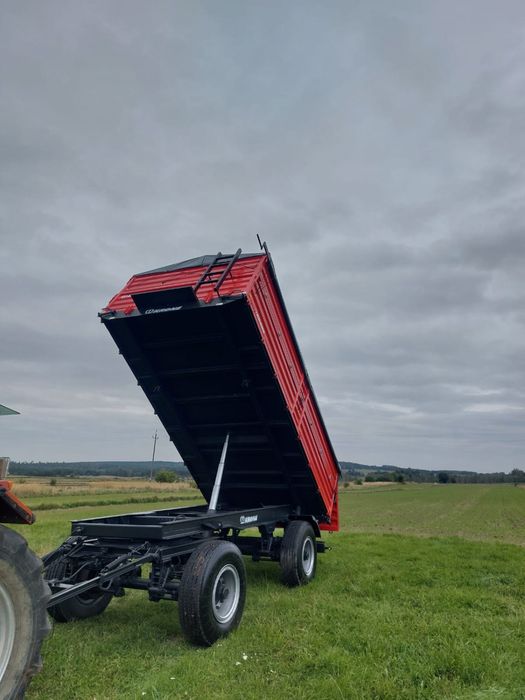 KRONE DK225 przyczepa rolnicza DMC 18T wywrot na kulach 3str LED