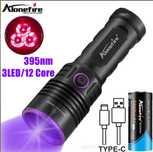 Latarka UV 60W wysokiej mocy 3x395nm Alonefire SV53