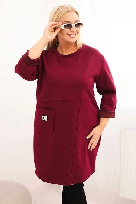 Sukienki Plus Size masełkowe wiskoza kolory