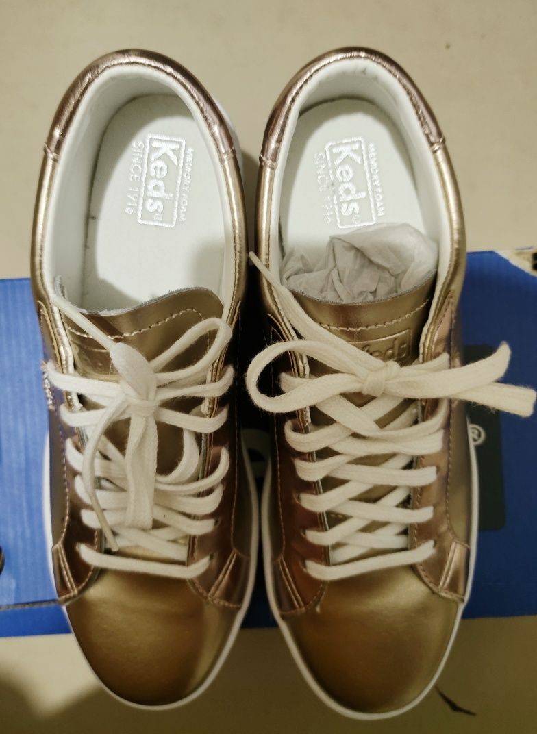 Keds шкіряні кеди 36р. кожаные кеды 23,5см