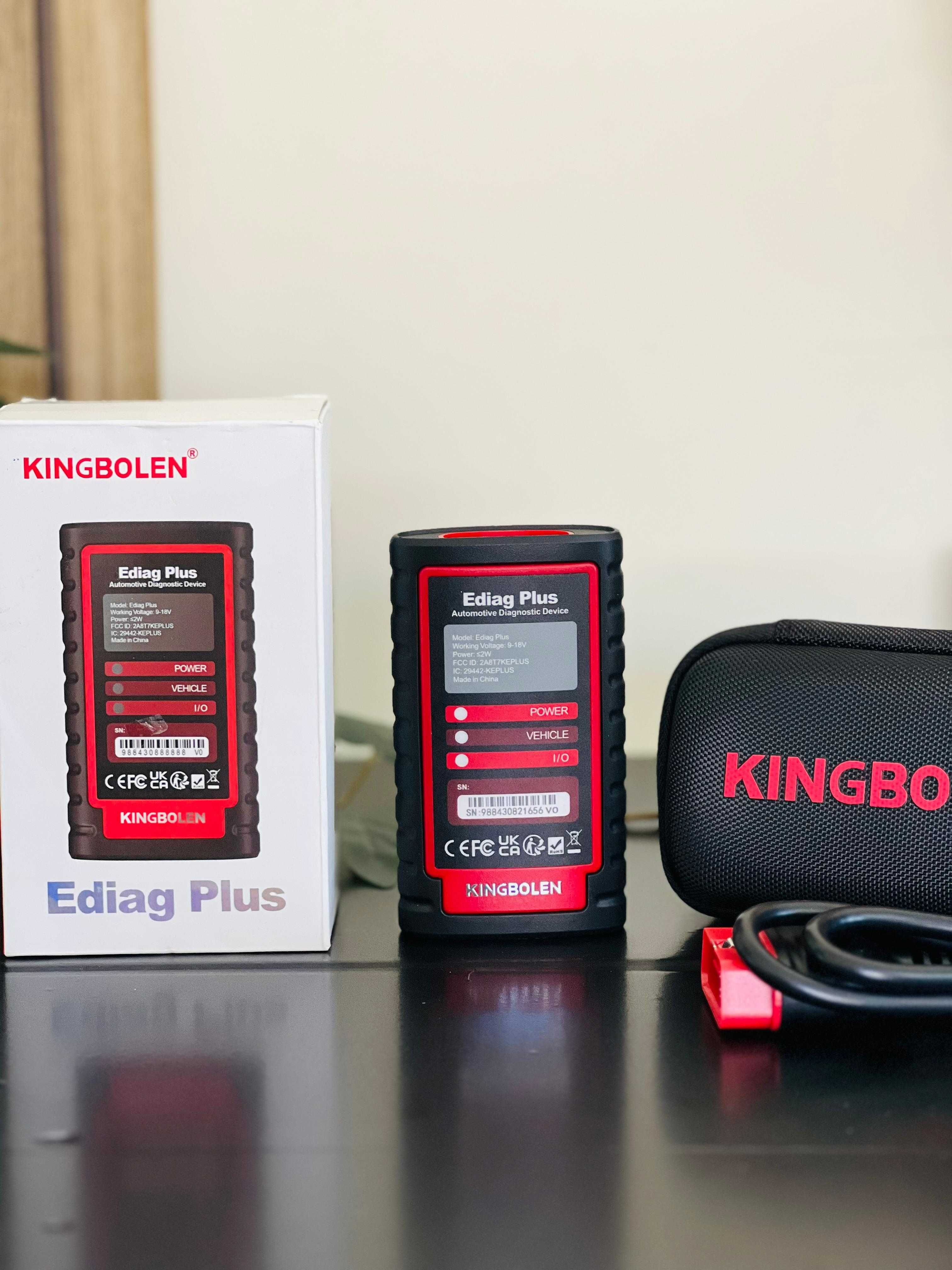 KINGBOLEN Ediag Plus, um scanner de diagnóstico automovel OBD2.