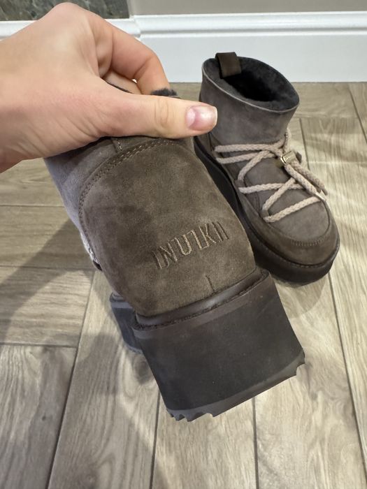 Замшеві чоботи Inuikii classic Low platform