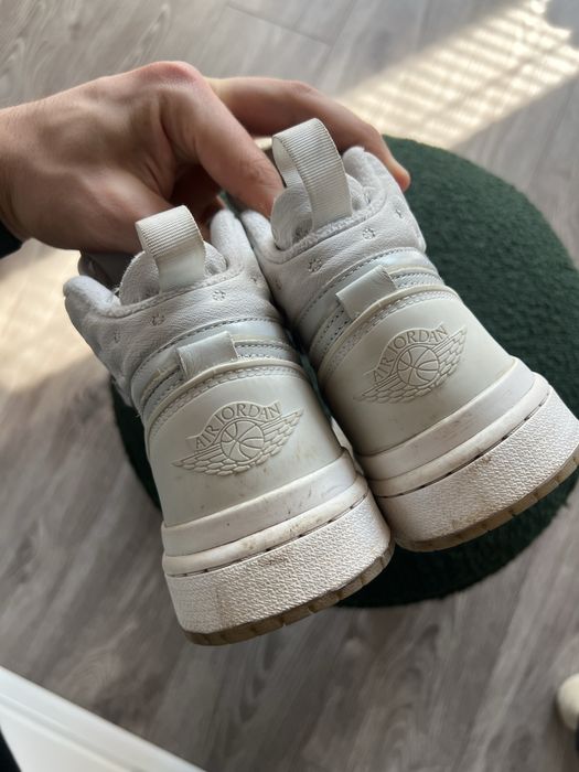 Buty Opium Avantgarde Nike Air Jordan White Lateks 1 OG Casual