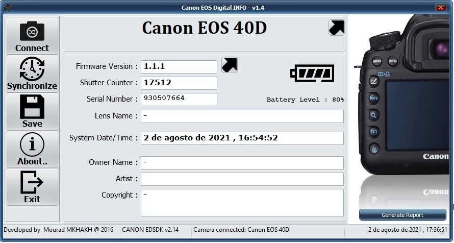 Canon 40D Corpo + CF card 4GB Extreme III + Canon 18-55 IS lente kit