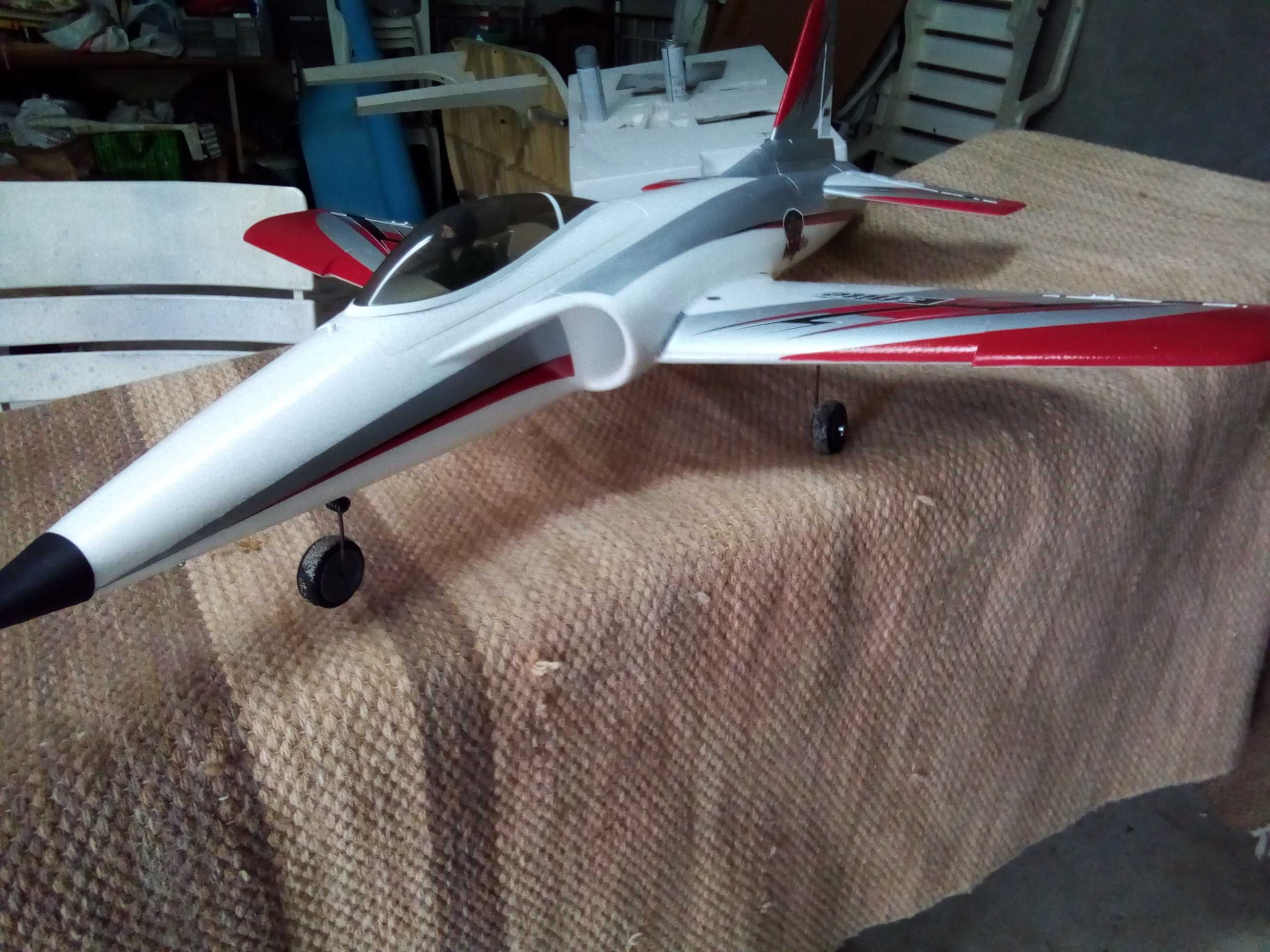 Avião RC EDF como novo E-Flite Habu sts pnp