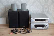 Усилитель и процессор Technics SA-EH770 + SH-EH770 + 4 колонки