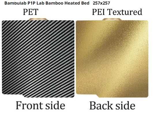 Стіл/Пластина/Коврик/Стол Bambu Lab Бамбу Лаб 3Д принтер 257*257 мм