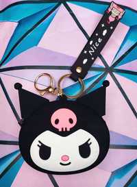 Elegancki stylowy brelok portmonetka Kuromi Sanrio Kawaii