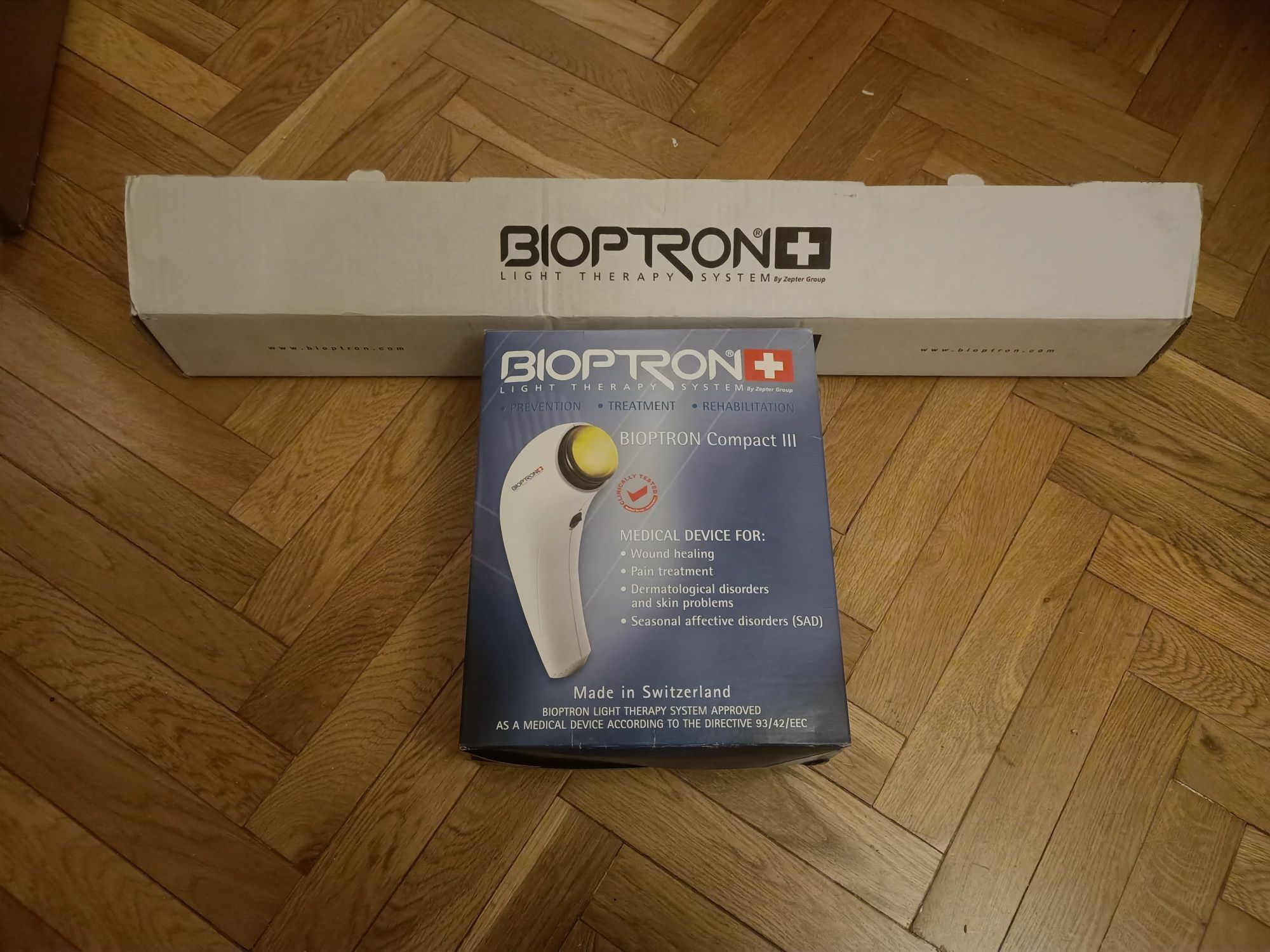 Lampa zepter Bioptron Compact III + statyw