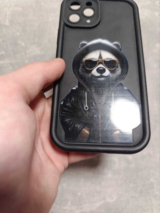 Чохол для Iphone 11 Pro силікон з принтом панди