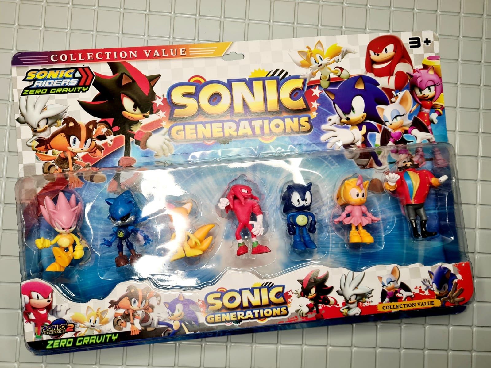 Nowy duży zestaw figurek figurki Sonic 7 szt - zabawki