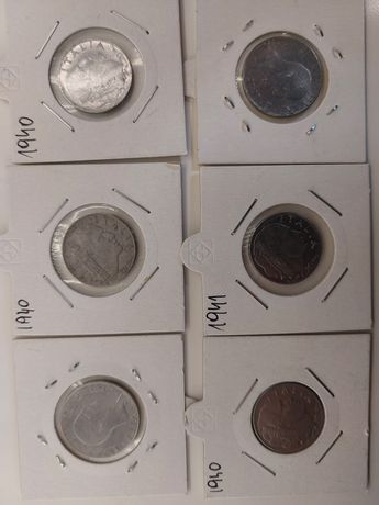 Włochy italia 20 oraz 50 centesimi 1941