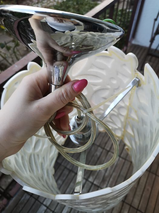 Lampa sufitowa biała PRATO (poekspozycyjna)