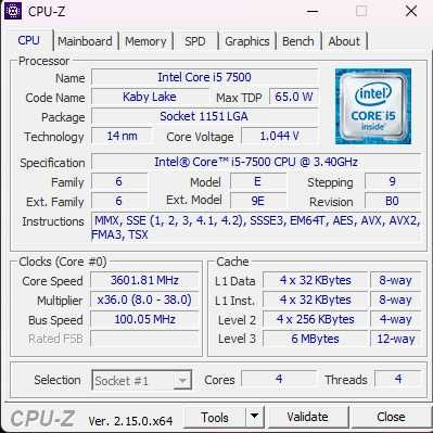 Komputer do pracy – i5-7500, 32 GB RAM, NVMe 1,5 TB