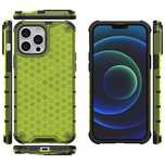 Honeycomb etui pancerny pokrowiec z żelową ramką iPhone 13 Pro Max zie