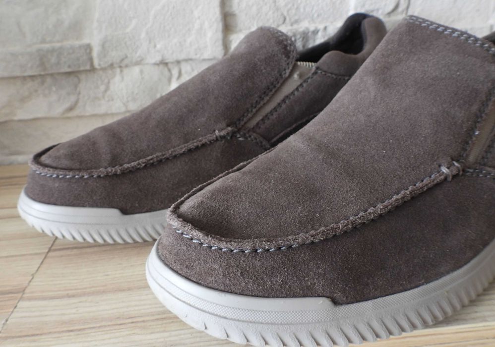 Clarks skórzane lekkie mokasyny 28 cm