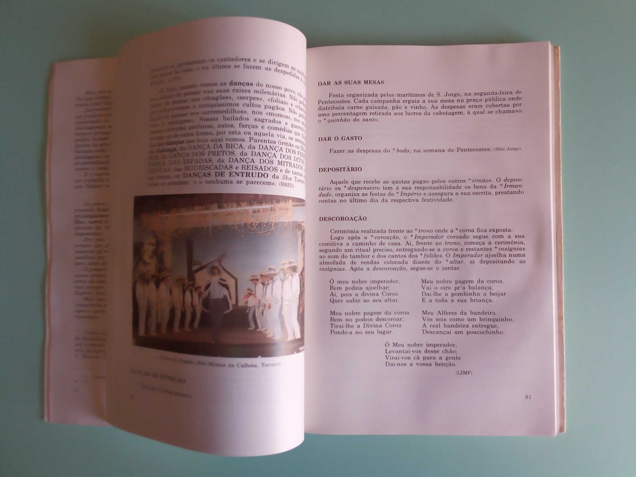 Livro "Roteiro lexical do Culto e Festas do Espírito Santo nos Açores"