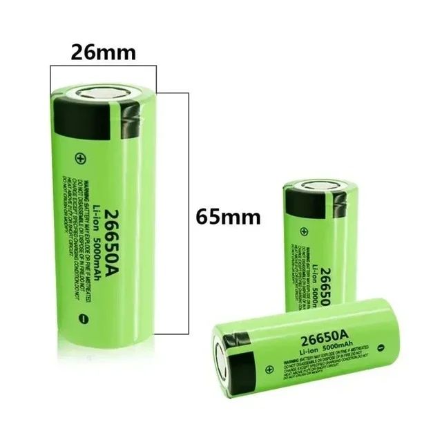 Акумулятор 26650A Li-ion 5000mAh Panasonic Оригінал і інші