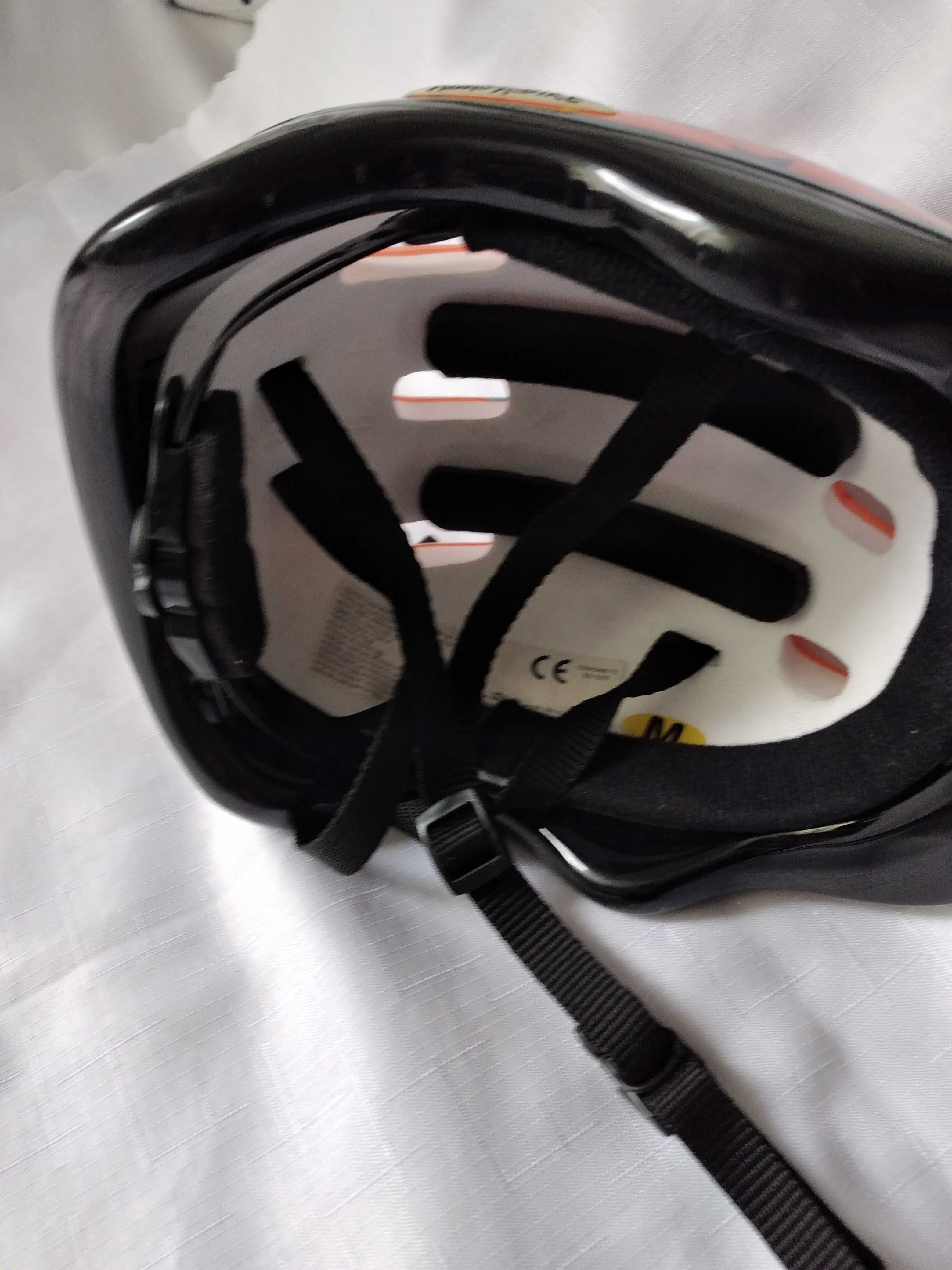 BIMBO BIKE dziecięcy kask REGULACJA obwód M (53-54cm)