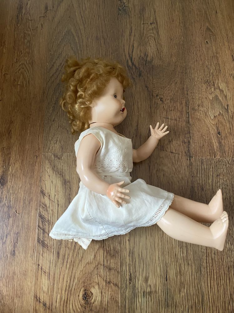 Вінтажна Англійська паричкова лялька 55см