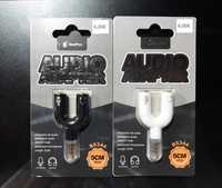 Adaptador Áudio Splitter Jack 3.5mm /Adaptador Auriculares e Microfone