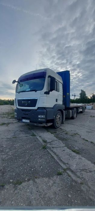 MAN TGS.440 4X2 BLS  CIĄGNIK MAN TGS18.440 4X2 (2013) Z NACZEPĄ CIĘŻAROWĄ KRONE SDP (2017)