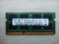 Модуль оперативной памяти для ноутбука: Samsung 2Gb, ddr3, sodimm, б/у