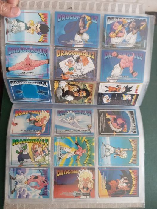 DragonBall Z caderneta c/cartas