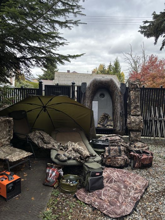 Sprzet wedkarski do stacjonarnego łowienia karp szczupak sum fox,madca