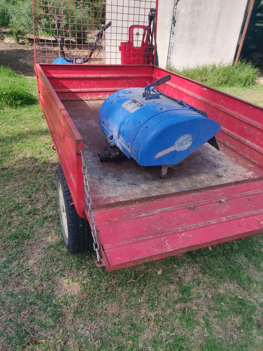 Motocultivador BCS 737 (diesel) + atrelado + fresa