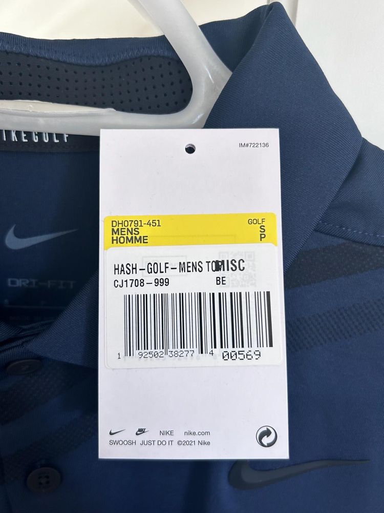 Koszulka Męska Nike Vapor Print Polo Golf Nowa Rozm S