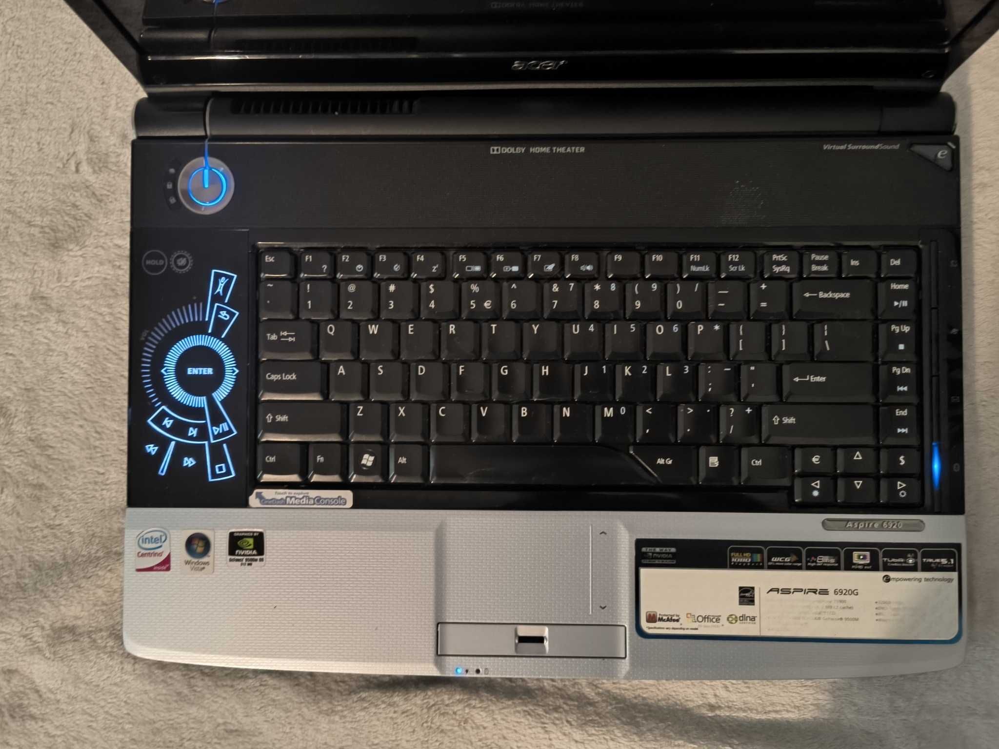 Acer Aspire 6920G, Intel Core 2 Duo, Nvidia GeForce HDMI WiFi