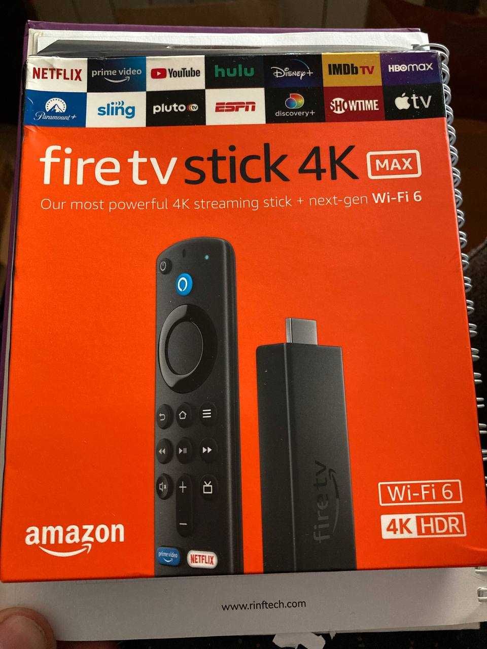 Fire Stick 4k MAX Amazon Smart TV приставка