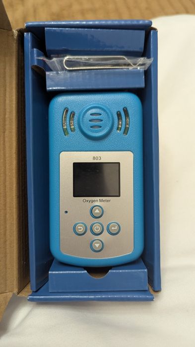 Портативний оксиметр DLS 803 , киснемір з індикатором тривоги