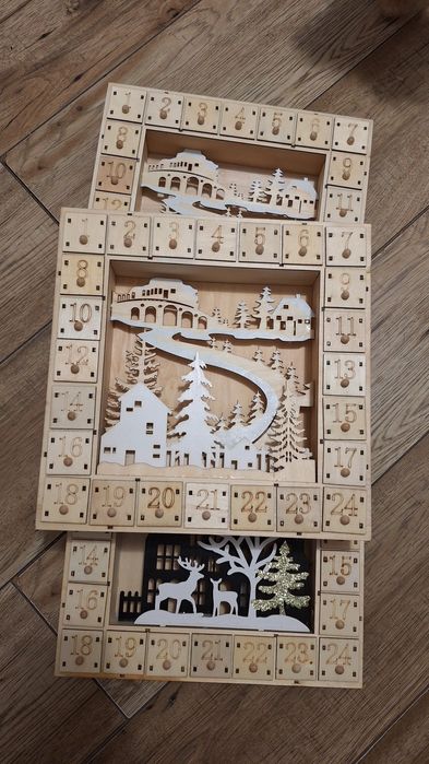 Kalendarz adwentowy DIY