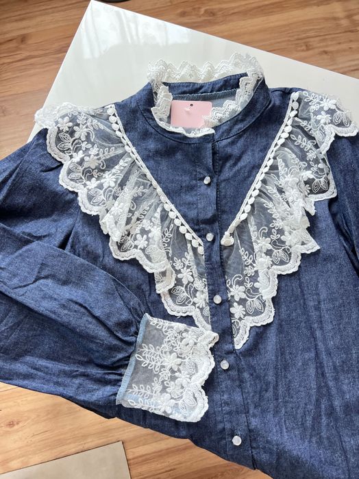 Koszula damska jeansowa R. Uniwersalny