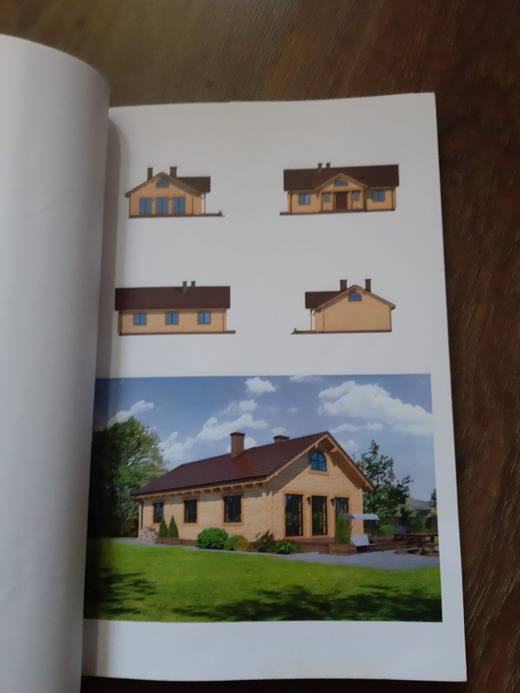 Projekt domu drewnianego ok 100m2 Chmielów
