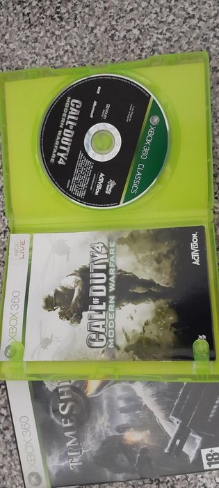 Resident evil 6/Time shift/Call of duty modern warfare 4 Xbox 360/Ps3