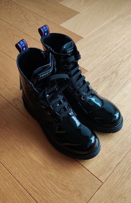 Lakierowane botki Tommy Hilfiger r. 37