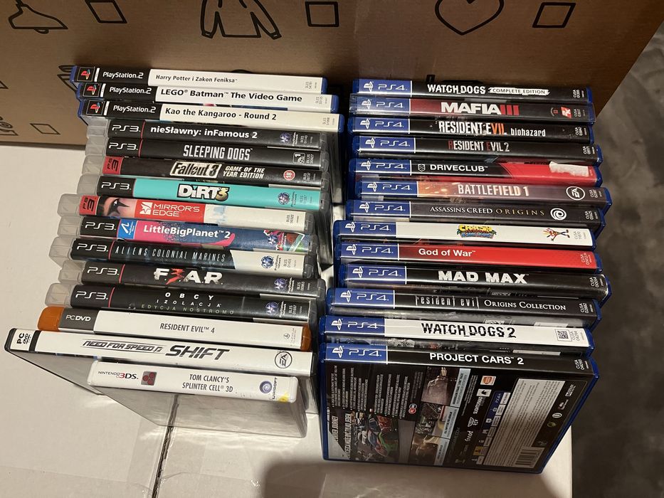 Sprzedam gry ps4 ps3 ps2 pc 3ds
