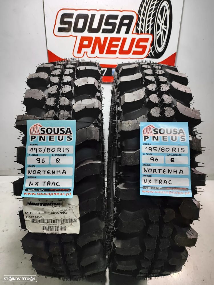 2 pneus novos nortenha nxtrac195-80r15 oferta dos portes