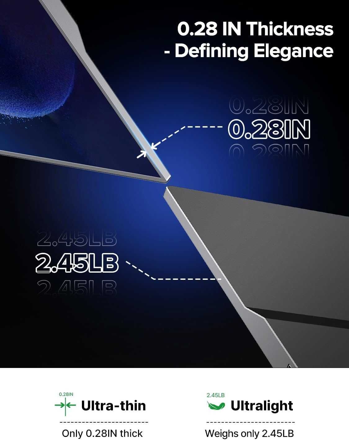 Портативний сенсорний монітор UPERFECT 15.6'' 1080P Touchscreen IPS