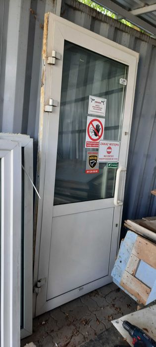 Drzwi aluminiowe 90cm.
